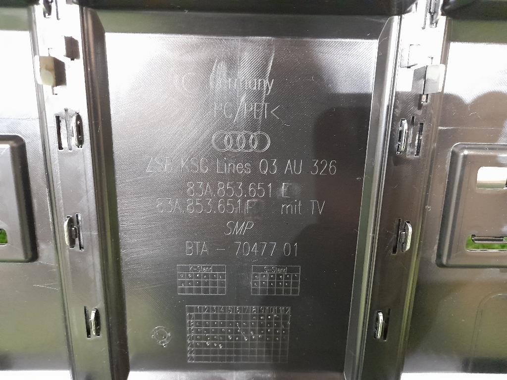 Griglia Radiatore 83A853651E Audi Q3 F3B 2018