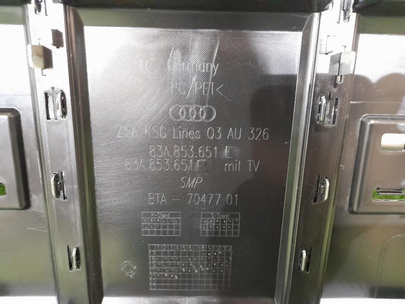 Griglia Radiatore 83A853651E Audi Q3 F3B 2018