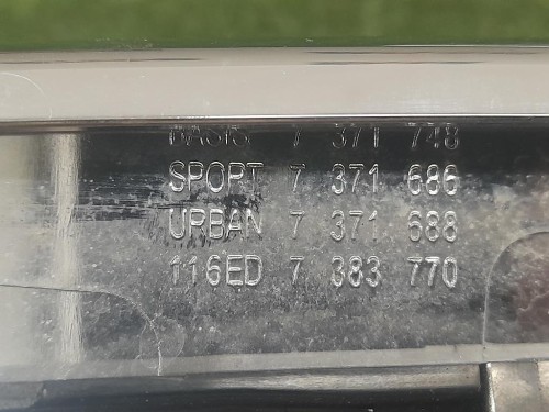 Griglia Radiatore 7371685 Bmw Serie 1 F21 Berlina 2012