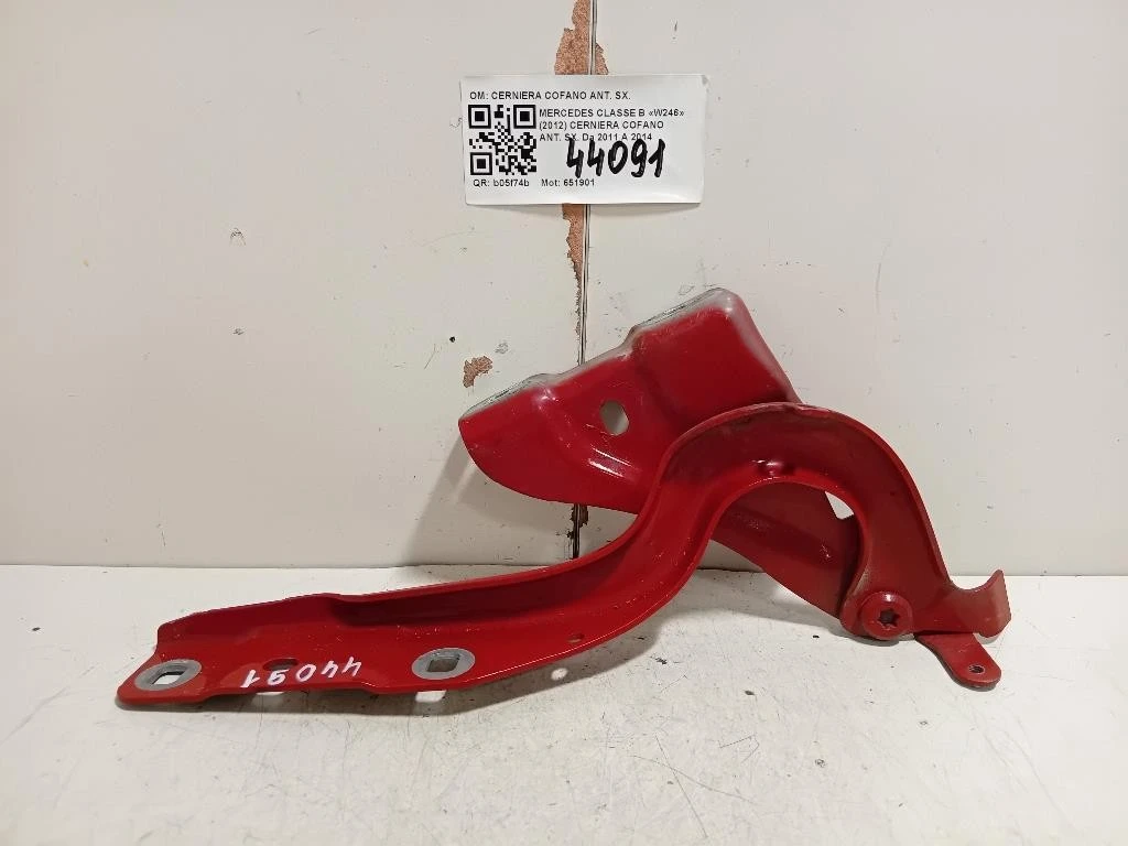 Cerniera Cofano ANT SX A2468800328 Mercedes Classe B W246 2012