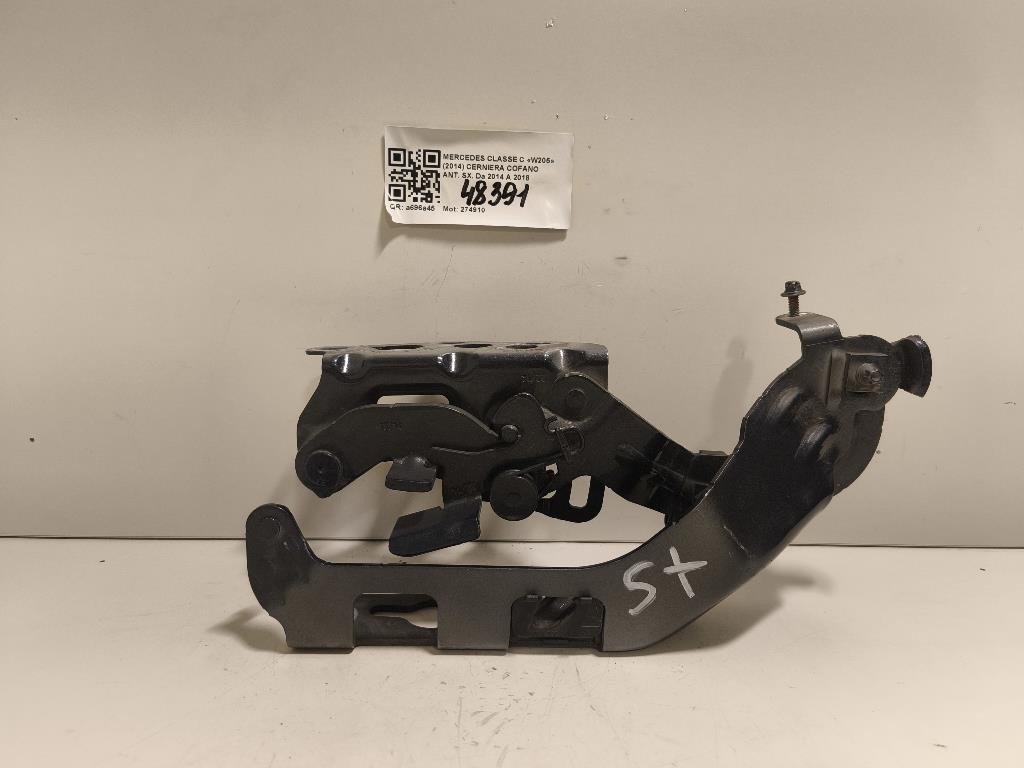 Cerniera Cofano ANT SX A2058690214 Mercedes Classe C W205 2014