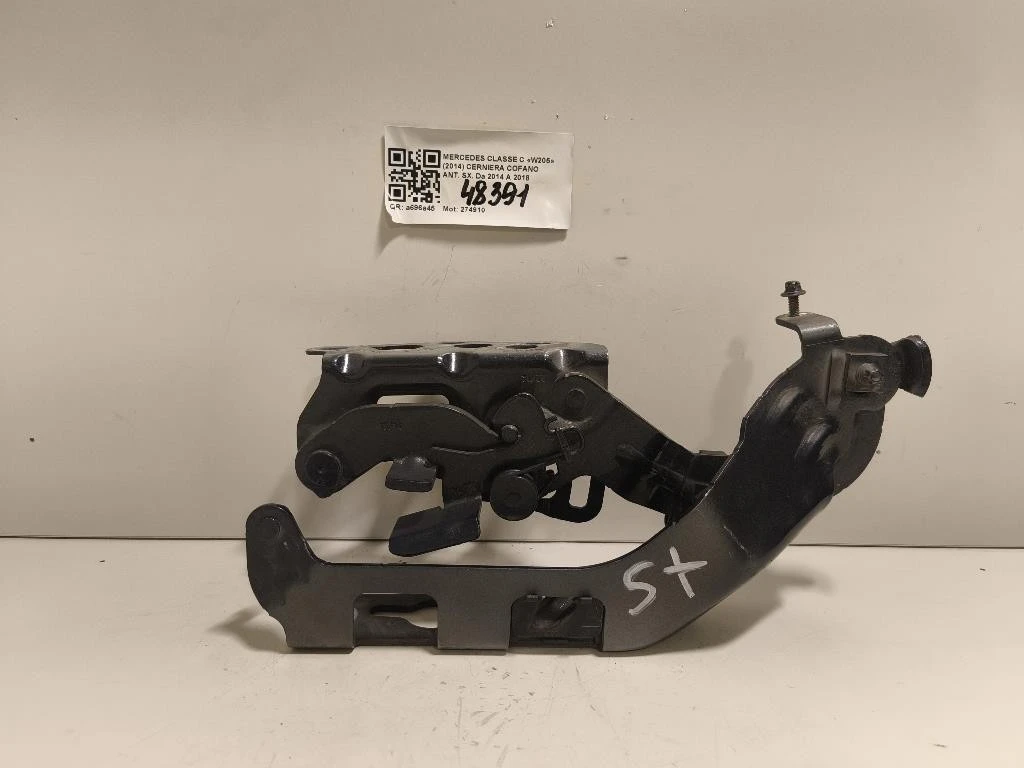 Cerniera Cofano ANT SX A2058690214 Mercedes Classe C W205 2014