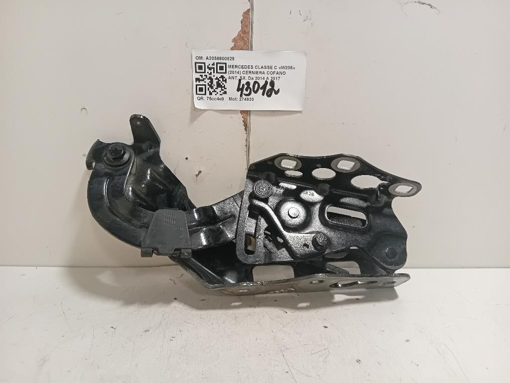 Cerniera Cofano ANT SX A2058800828 Mercedes Classe C W205 2014