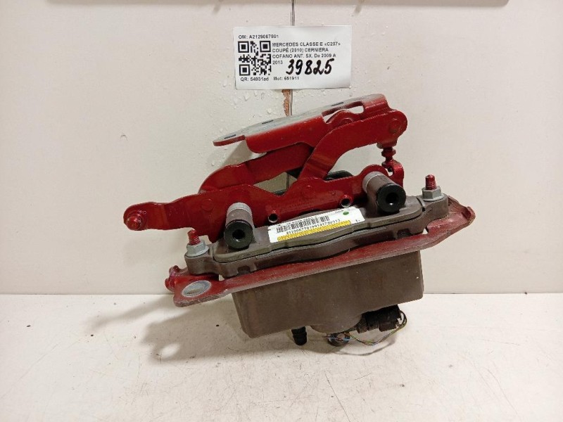 Cerniera Cofano ANT SX A2129067701 Mercedes Classe E C207 Coupé 2010