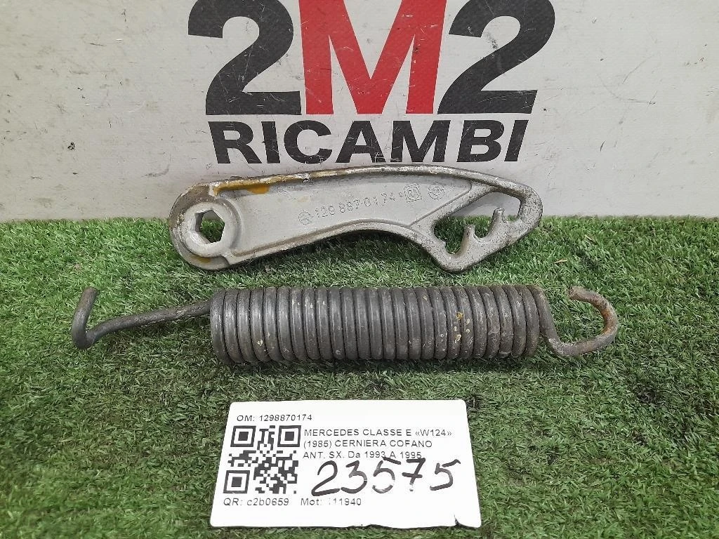 Cerniera Cofano ANT SX 1298870174 Mercedes Classe E W124 1985