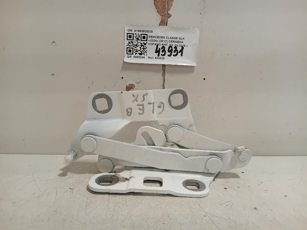 Cerniera Cofano ANT SX A1668800028 Mercedes Classe GLE W166 2015
