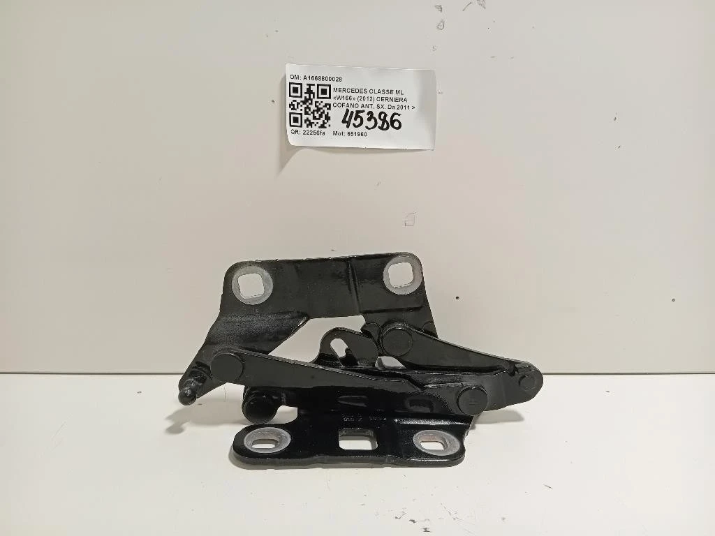 Cerniera Cofano ANT SX A1668800028 Mercedes Classe GLE W166 2015