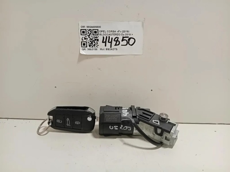 Bloccasterzo 9664486680 Opel Corsa F 2019
