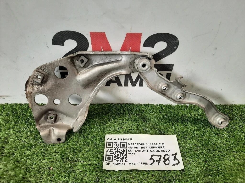 Cerniera Cofano ANT SX A1708800128 Mercedes Classe SLK R170 1997