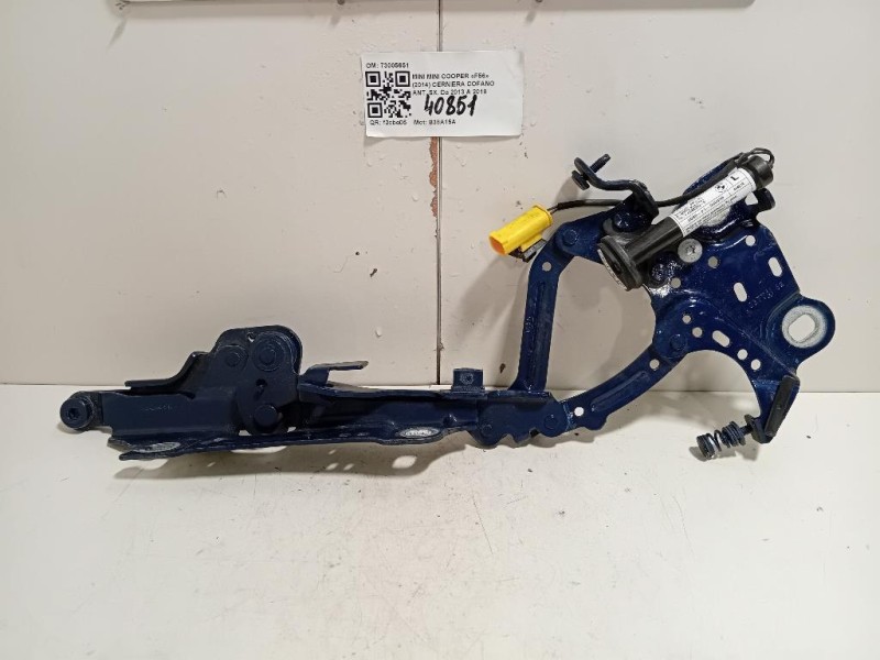 Cerniera Cofano ANT SX 73005651 Mini MINI Cooper F56 2014