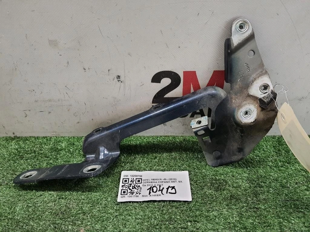 Cerniera Cofano ANT SX 13269758 Opel Meriva B 2010