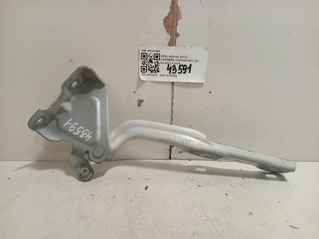 Cerniera Cofano ANT SX 95141368 Opel Mokka 2013