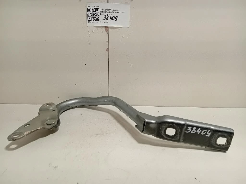 Cerniera Cofano ANT SX 13283108 Opel Zafira C 2012