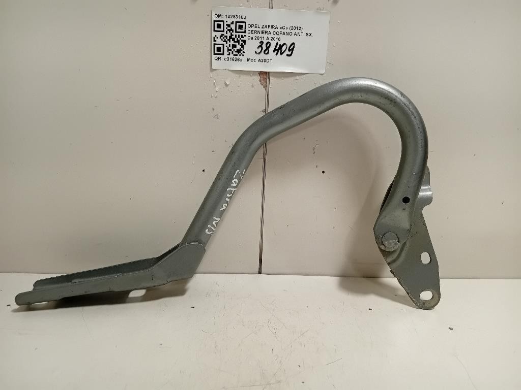 Cerniera Cofano ANT SX 13283108 Opel Zafira C 2012