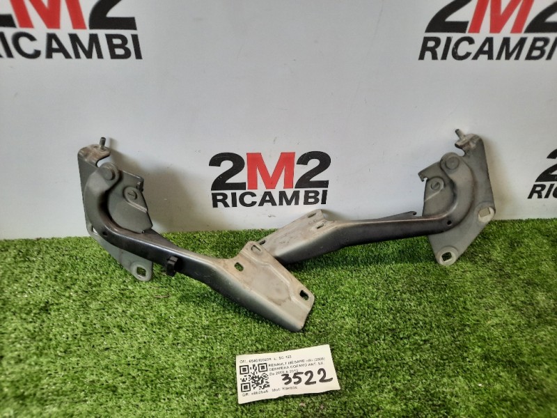 Cerniera Cofano ANT SX 654010020R Renault Mégane III 2009