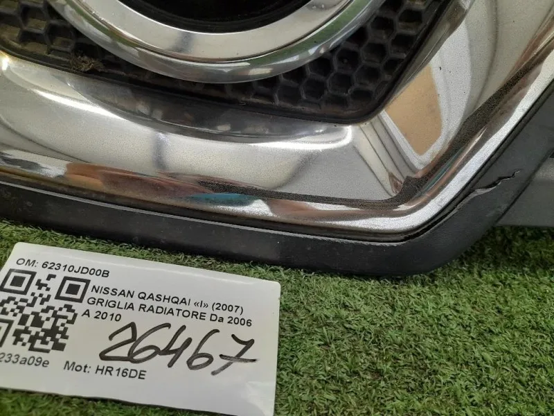 Griglia Radiatore 62310JD00B Nissan Qashqai I 2007