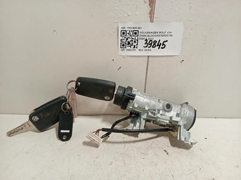 Bloccasterzo 1K0 905 851 Volkswagen GOLF VI 2009