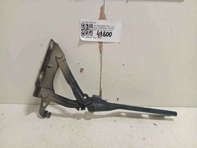 Cerniera Cofano ANT SX 5K0 823 301C Volkswagen GOLF VII 2013