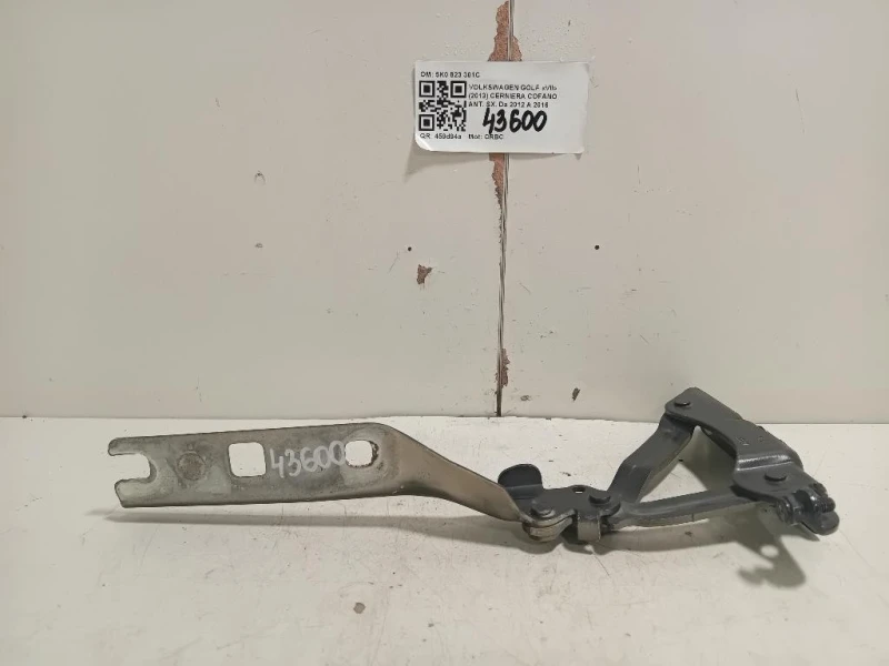 Cerniera Cofano ANT SX 5K0 823 301C Volkswagen GOLF VII 2013