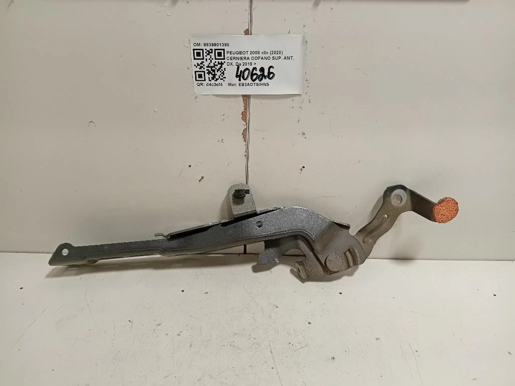 Cerniera Cofano SUP ANT DX 9839901380 Peugeot 2008 II 2020