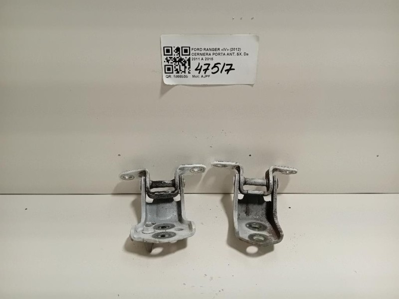Cerniera Porta ANT SX AB39-2122800-AA INF+SUP Ford Ranger IV 2012