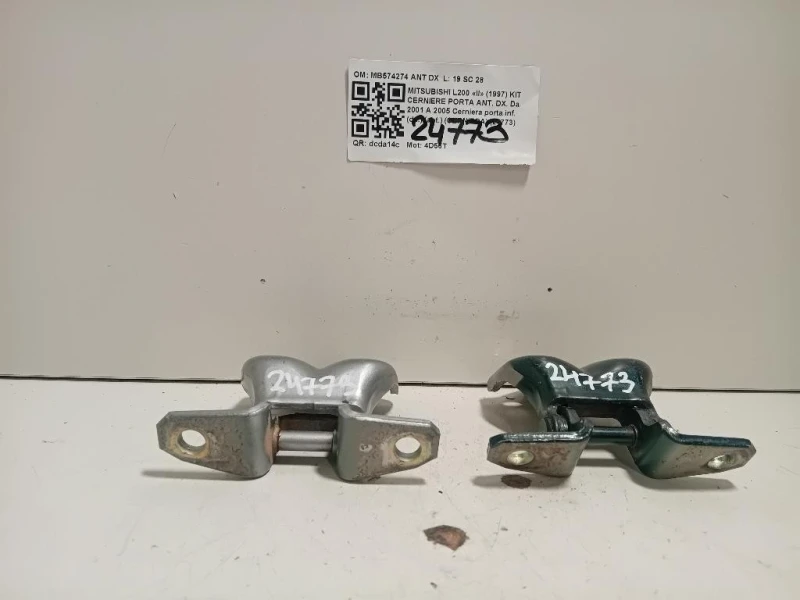 Cerniera Porta INF ANT DX MB574274 ANT DX Mitsubishi L200 II 1997