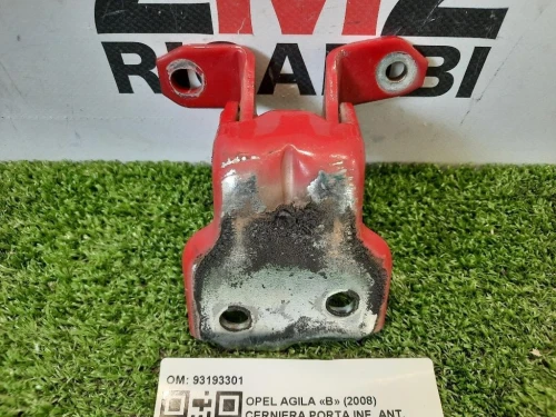 Cerniera Porta INF ANT DX 93193301 INF ANT DX Opel Agila B 2008