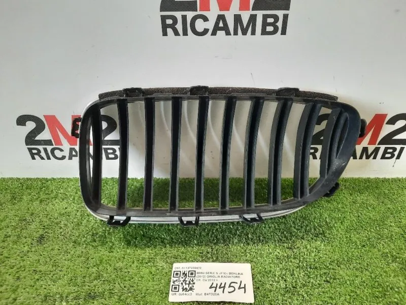 Griglia Radiatore DX 51137336478 Bmw Serie 5 F10 Berlina 2012