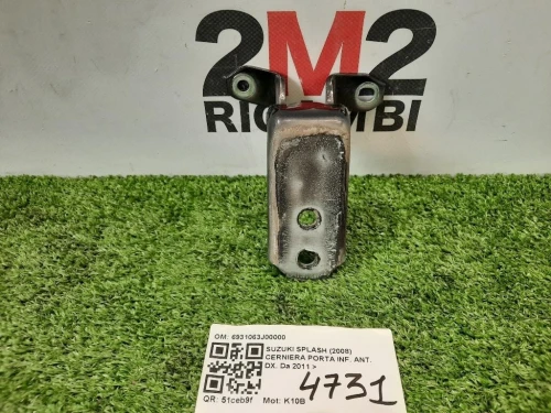 Cerniera Porta INF ANT DX 6931063J00000 Suzuki Splash 2008