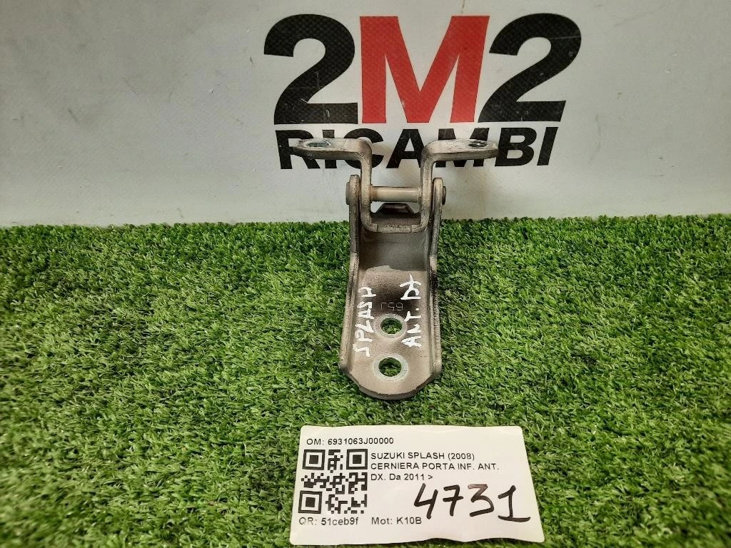 Cerniera Porta INF ANT DX 6931063J00000 Suzuki Splash 2008