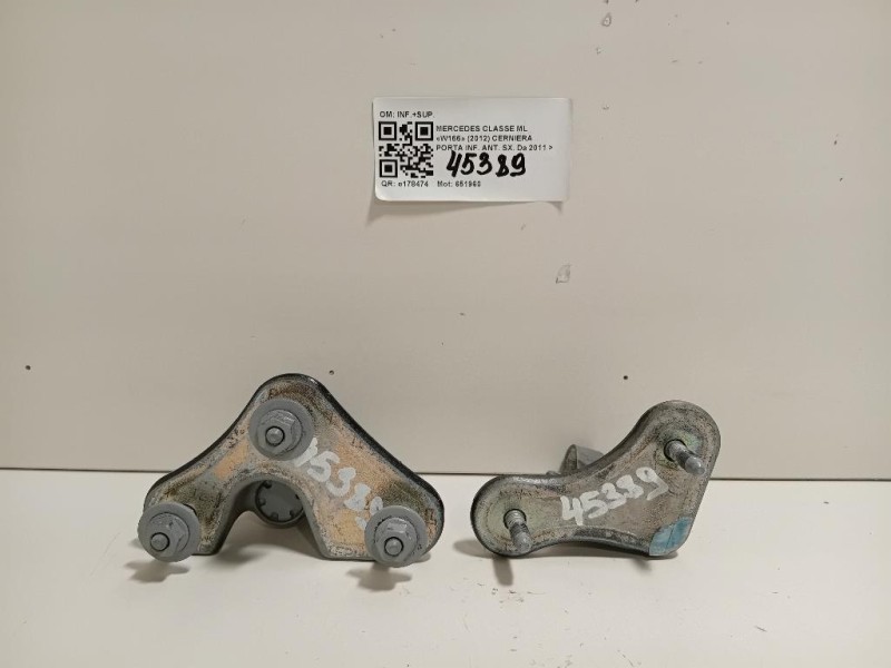 Cerniera Porta INF ANT SX INF+SUP Mercedes Classe GLE W166 2015