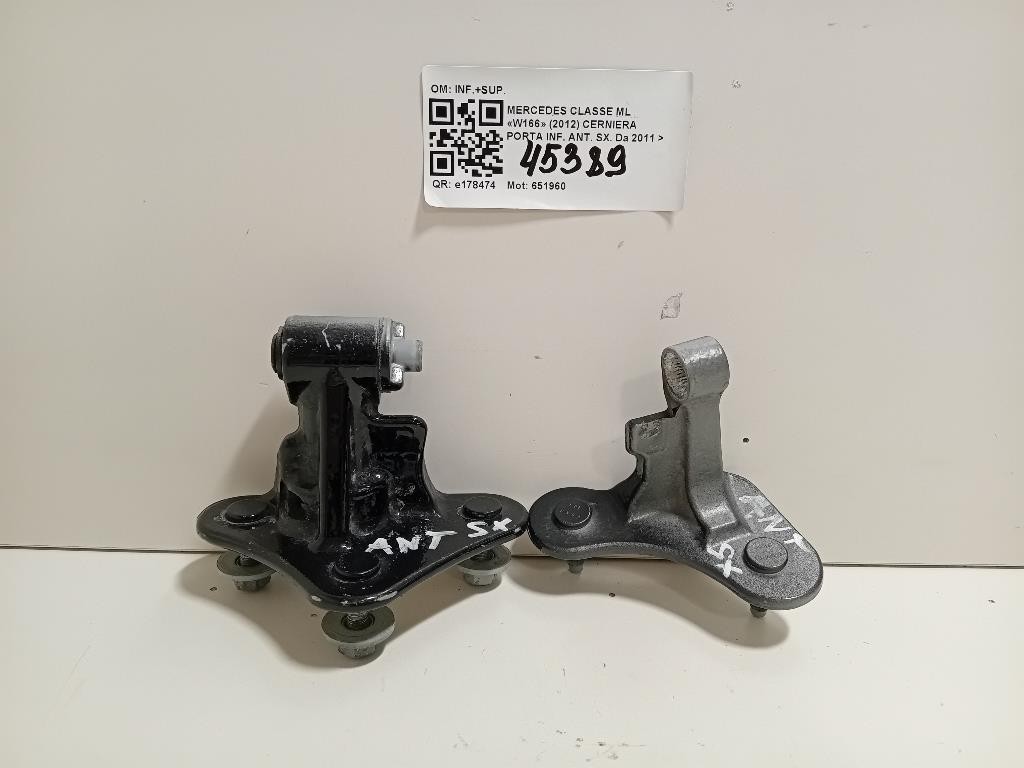 Cerniera Porta INF ANT SX INF+SUP Mercedes Classe GLE W166 2015