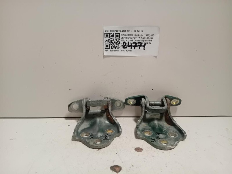 Cerniera Porta INF ANT SX MB574273 ANT SX Mitsubishi L200 II 1997