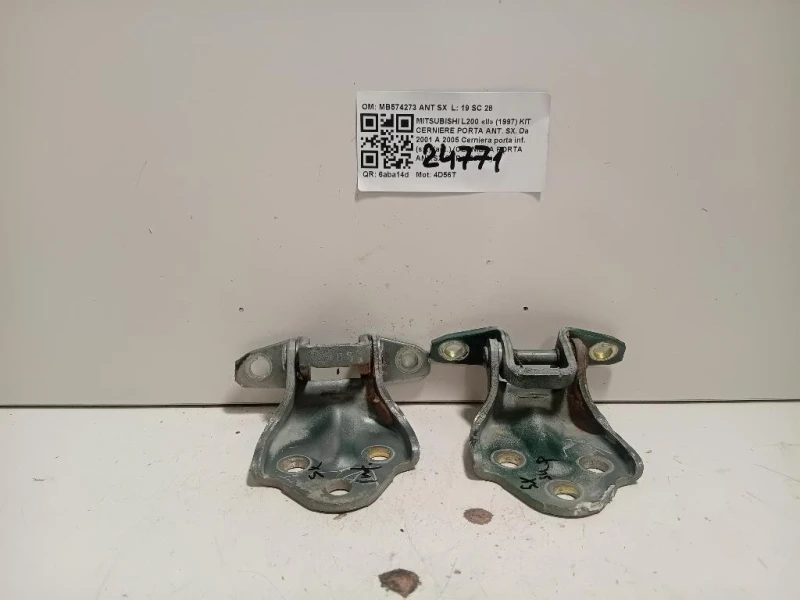 Cerniera Porta INF ANT SX MB574273 ANT SX Mitsubishi L200 II 1997