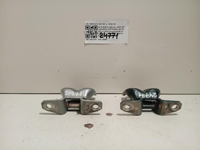 Cerniera Porta INF ANT SX MB574273 ANT SX Mitsubishi L200 II 1997