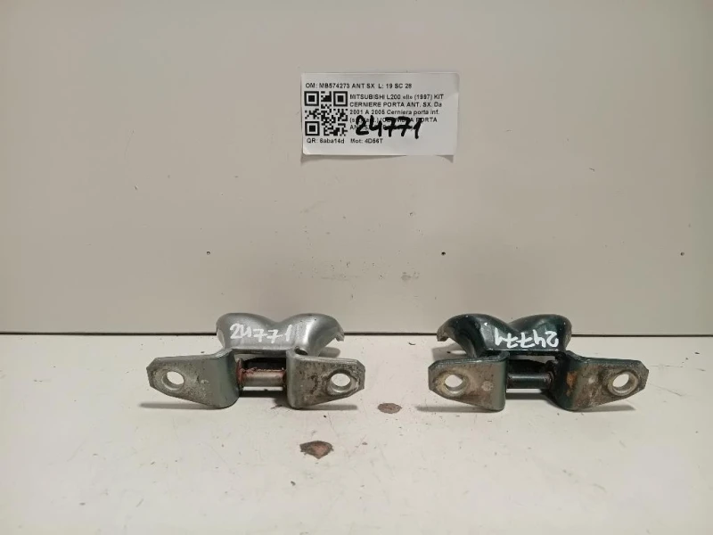 Cerniera Porta INF ANT SX MB574273 ANT SX Mitsubishi L200 II 1997