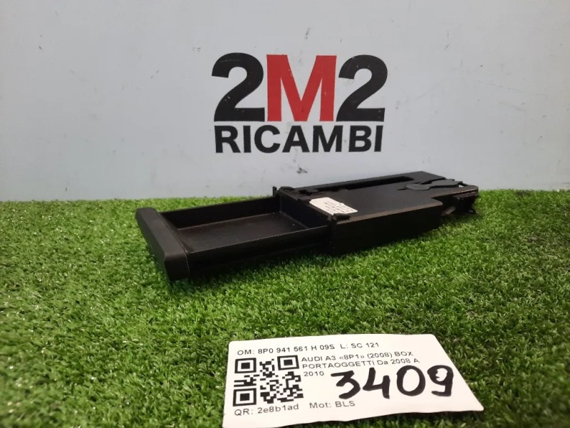 BOX Portaoggetti 8P0 941 561 H 09S Audi A3 8P1 2008