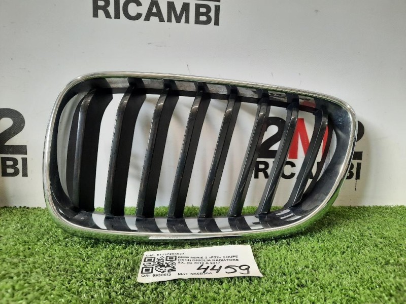 Griglia Radiatore SX 51137295523 Bmw Serie 2 F22 Coupe 2014