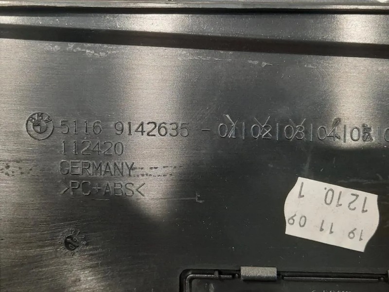 BOX Portaoggetti 5116 9142635 Bmw Serie 5 F07 GT 2010