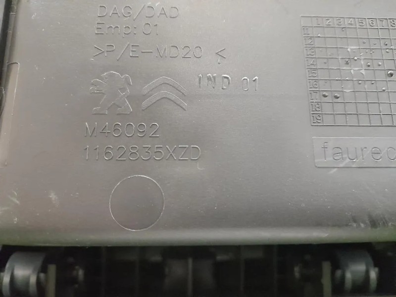 BOX Portaoggetti 1162820XZD Citroen C4 Grand Picasso II 2016