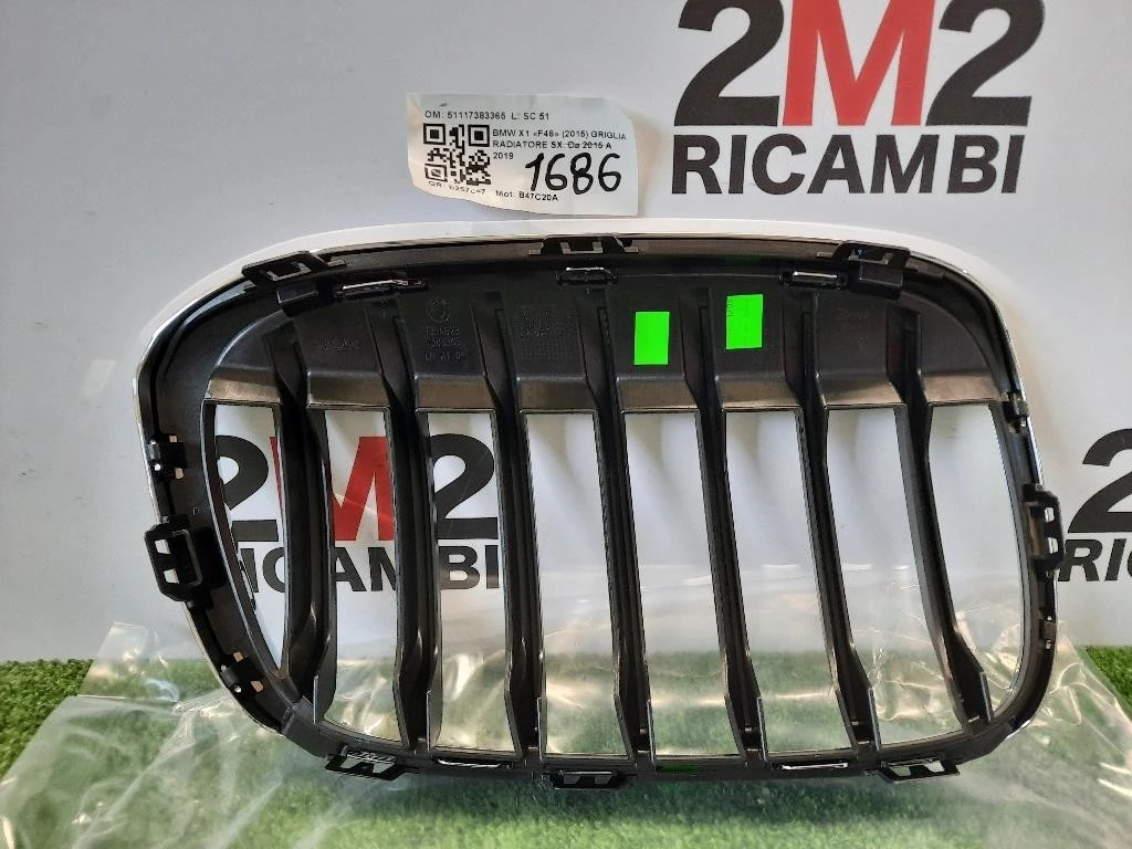 Griglia Radiatore SX 51117383365 Bmw X1 F48 2015