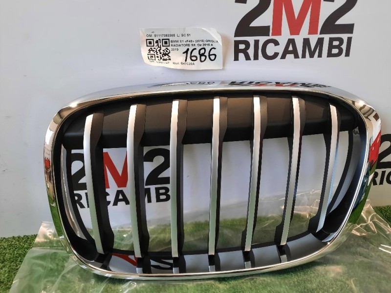 Griglia Radiatore SX 51117383365 Bmw X1 F48 2015