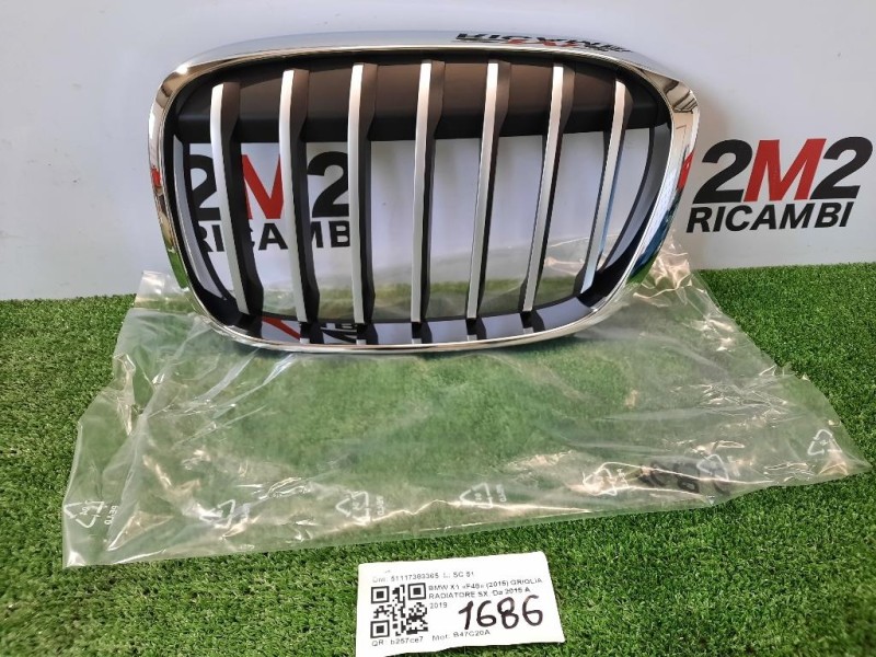 Griglia Radiatore SX 51117383365 Bmw X1 F48 2015