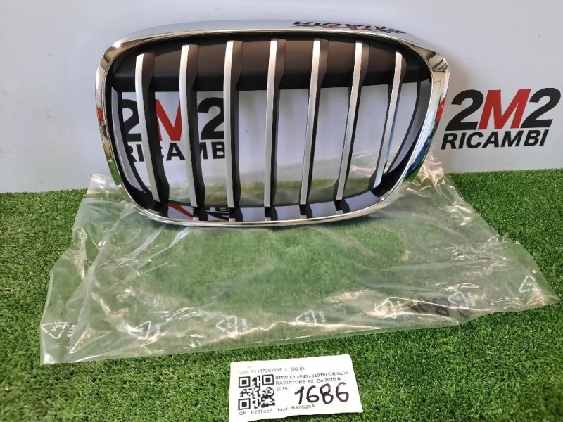 Griglia Radiatore SX 51117383365 Bmw X1 F48 2015