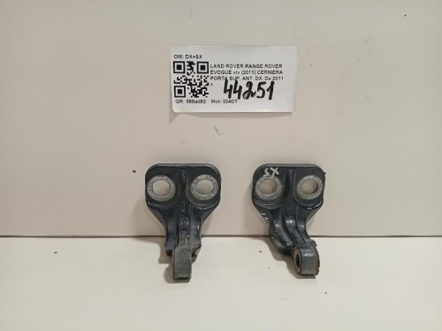 Cerniera Porta SUP ANT DX DX+SX Land Rover Range Rover Evoque I 2011