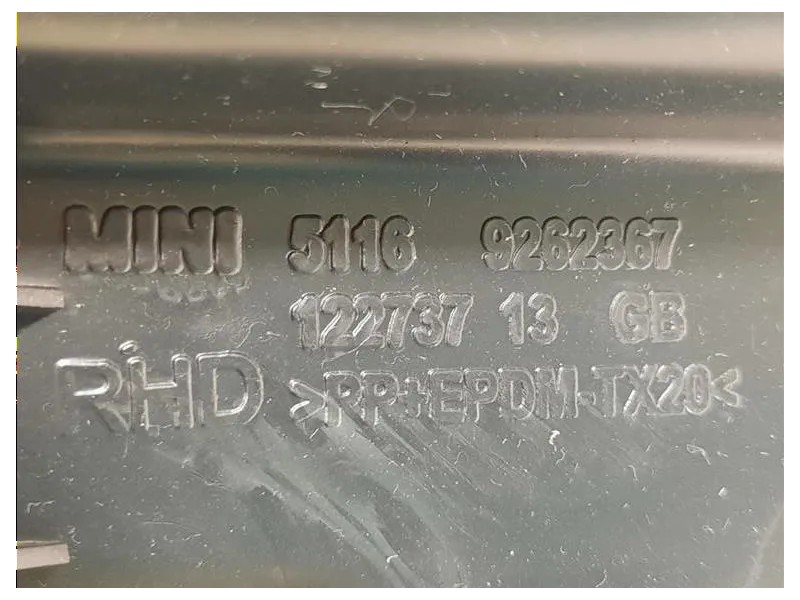 BOX Portaoggetti 51169262362 Mini MINI ONE F55 2014