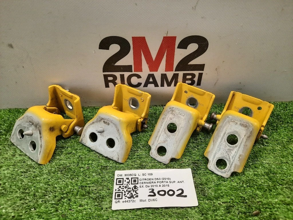 Cerniera Porta SUP ANT SX 9035CQ CERNIERA SX DX ANT POST Citroen DS3 2010
