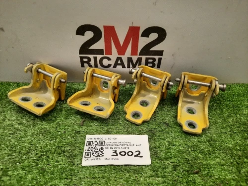 Cerniera Porta SUP ANT SX 9035CQ CERNIERA SX DX ANT POST Citroen DS3 2010