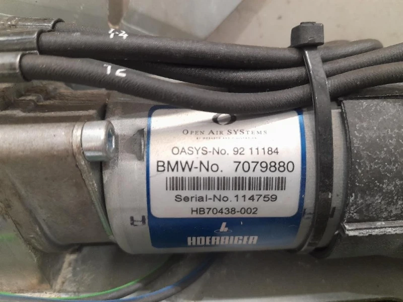 Gruppo Pompa Idraulica Capote 7079880 Mini MINI ONE R52 Cabrio 2001