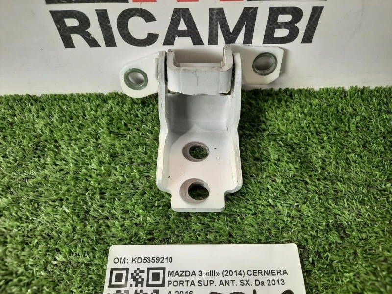 Cerniera Porta SUP ANT SX KD5359210 ANT SX Mazda 3 III 2014
